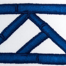 Load image into Gallery viewer, Schumacher Bamboo Trellis Tape Trim 81742 / Blue