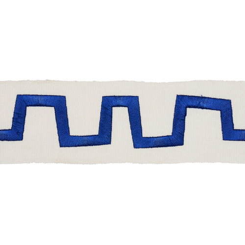 Schumacher Corbu Tape Trim 81771 / Blue