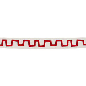 Schumacher Corbu Tape Trim 81772 / Red