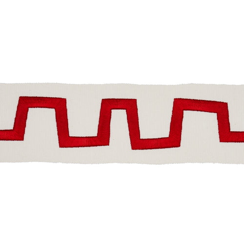 Schumacher Corbu Tape Trim 81772 / Red