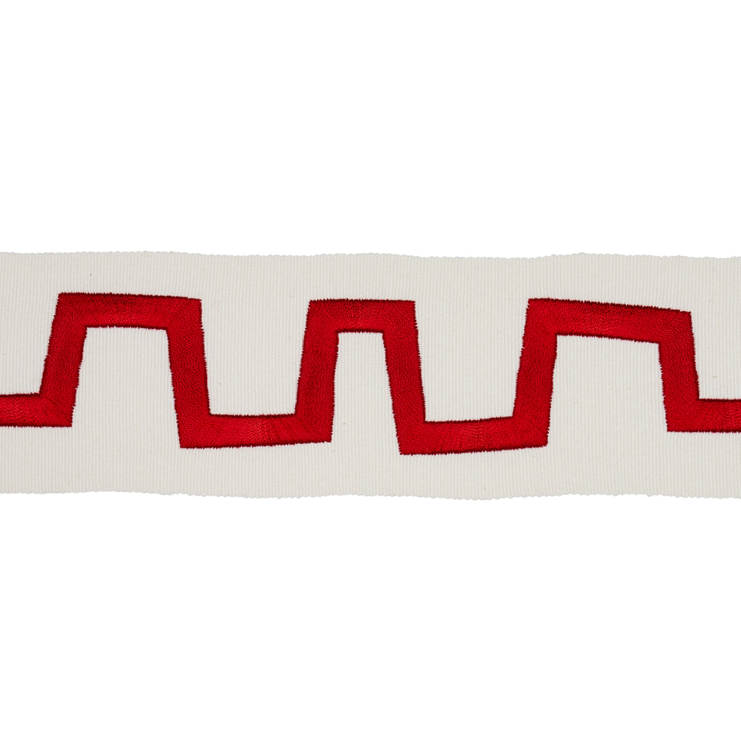 Schumacher Corbu Tape Trim 81772 / Red