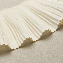 Load image into Gallery viewer, Schumacher Botticelli Silk Ruffle Trim 81790 / Bone