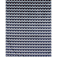 Load image into Gallery viewer, Schumacher Ridge Line Velvet Fabric 81820 / Slate Blue