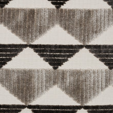 Load image into Gallery viewer, Schumacher Ridge Line Velvet Fabric 81822 / Stone Grey