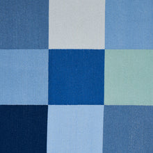 Load image into Gallery viewer, Schumacher Embroidered Tile Fabric 81831 / Blue