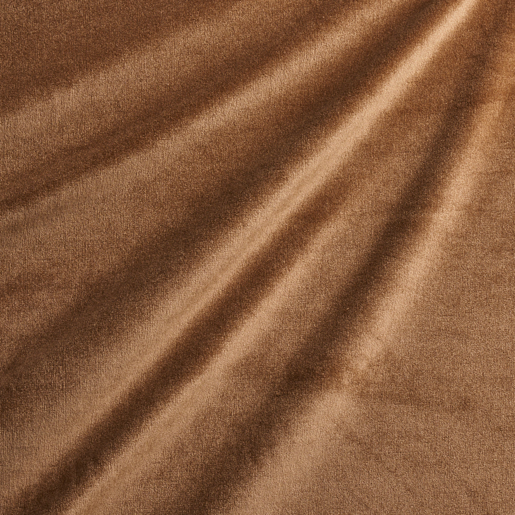 Schumacher Sumptuous Silk Wool Velvet Camel | Fabric Bistro