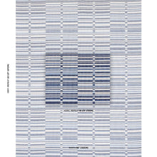 Load image into Gallery viewer, Schumacher Tierra Stripe Fabric 82010 / Blue