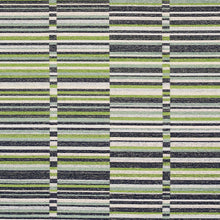 Load image into Gallery viewer, Schumacher Tierra Stripe Fabric 82011 / Green &amp; Blue