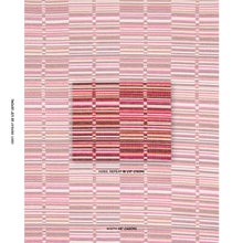 Load image into Gallery viewer, Schumacher Tierra Stripe Fabric 82012 / Berry