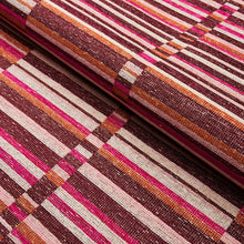 Load image into Gallery viewer, Schumacher Tierra Stripe Fabric 82012 / Berry
