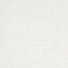 Load image into Gallery viewer, Schumacher Bizantino Quilted Weave Fabric 82021 / Ivory