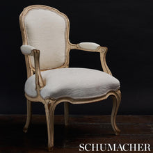 Load image into Gallery viewer, Schumacher Bizantino Quilted Weave Fabric 82021 / Ivory