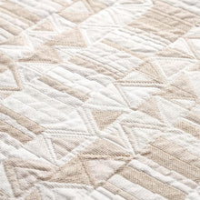 Load image into Gallery viewer, Schumacher Bizantino Quilted Weave Fabric 82022 / Natural