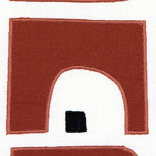 Load image into Gallery viewer, Schumacher Den Appliqué Fabric 82031 / Clay