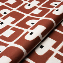 Load image into Gallery viewer, Schumacher Den Appliqué Fabric 82031 / Clay