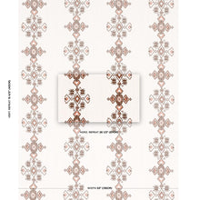 Load image into Gallery viewer, Cutting Fee for  Schumacher Nadira Embroidery Fabric 82071 / Cocoa