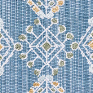 Schumacher Kalindi Embroidery Fabric 82080 / Denim