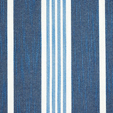 Load image into Gallery viewer, Schumacher Hampton Stripe Indoor/Outdoor Fabric 82300 / Indigo