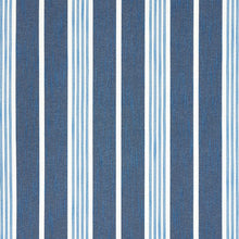 Load image into Gallery viewer, Schumacher Hampton Stripe Indoor/Outdoor Fabric 82300 / Indigo