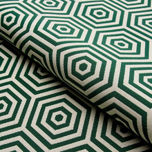 Load image into Gallery viewer, Schumacher Bees Knees Indoor/Outdoor Fabric 82311 / Emerald