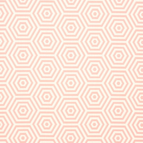 Schumacher Bees Knees Indoor/Outdoor Fabric 82312 / Petal