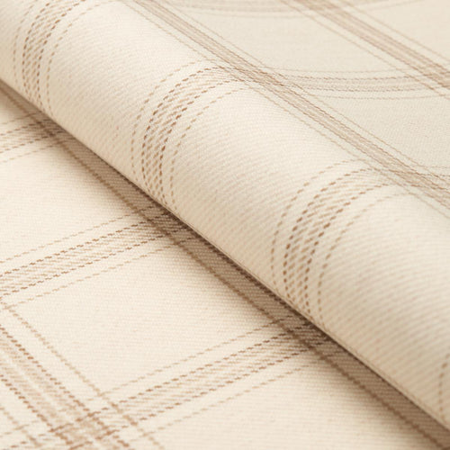 Schumacher Blackburn Merino Plaid Fabric 82340 / Ivory