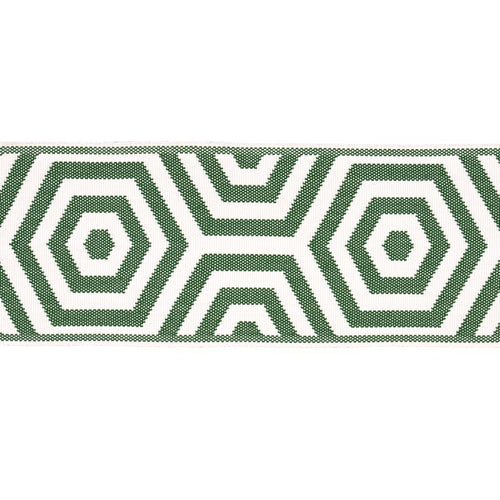 Schumacher Bees Knees Indoor/Outdoor Tape Trim 82451 / Green