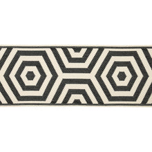 Load image into Gallery viewer, Schumacher Bees Knees Indoor/Outdoor Tape Trim 82452 / Black
