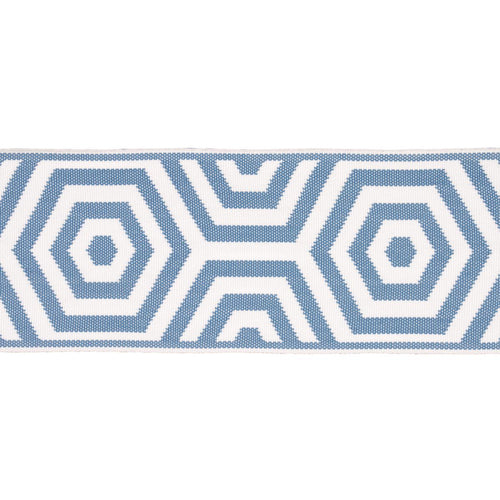 Schumacher Bees Knees Indoor/Outdoor Tape Trim 82453 / Sky