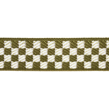 Load image into Gallery viewer, Schumacher Zee Tape Narrow Trim 82491 / Olive