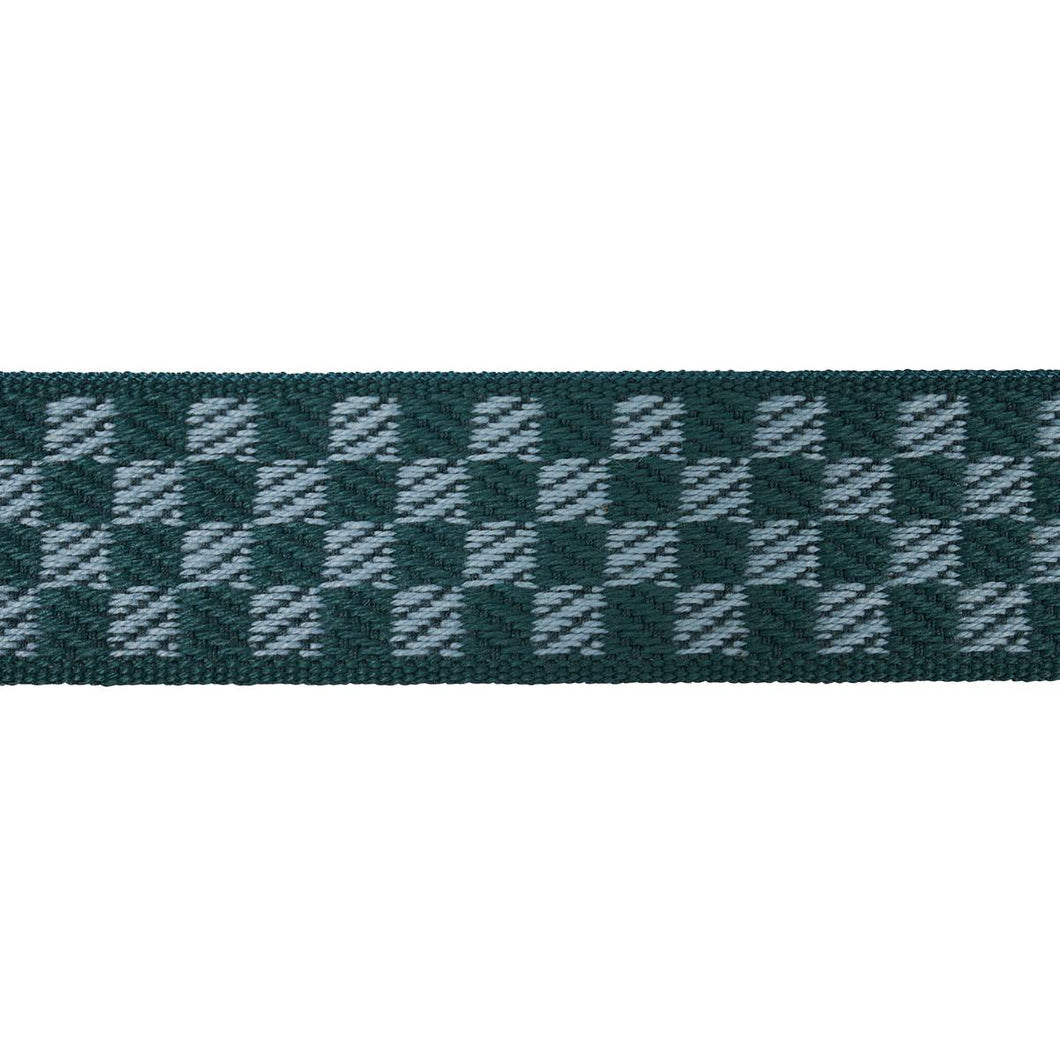 Schumacher Zee Tape Narrow Trim 82492 / Teal