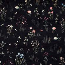 Load image into Gallery viewer, Schumacher Primavera Velvet Fabric 82540 / Black