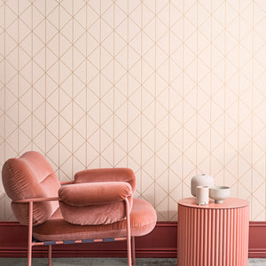 Schumacher Diamonds Wallpaper 8805 / Petal And Gold
