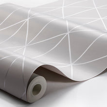Load image into Gallery viewer, Schumacher Diamonds Wallpaper 8807 / Grey And Silver