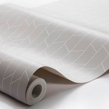 Load image into Gallery viewer, Schumacher Angle Wallpaper 8820 / Grey