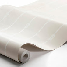 Load image into Gallery viewer, Schumacher Knot Stripe Wallpaper 8859 / Sand