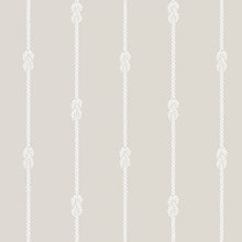 Load image into Gallery viewer, Schumacher Knot Stripe Wallpaper 8859 / Sand