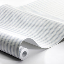 Load image into Gallery viewer, Schumacher Aspö Stripe Wallpaper 8871 / Sky