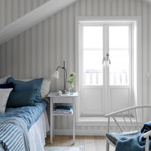 Load image into Gallery viewer, Schumacher Hamnskär Stripe Wallpaper 8877 / Naturals