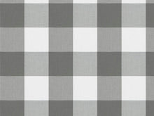 Load image into Gallery viewer, Indoor Outdoor Water &amp; Stain Resistant Heavy Duty Brown Yellow Lime Green Charcoal Buffalo Check Plaid Upholstery Drapery Fabric
