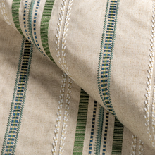 Load image into Gallery viewer, Lee Jofa Nautique Emb Fabric / Green/Blue