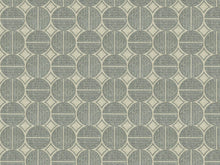 Load image into Gallery viewer, Grey Gray Ivory Tribal Geometric Abstract Embroidered Drapery Fabric