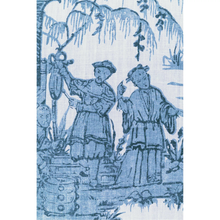 Load image into Gallery viewer, Lee Jofa Pagoda Toile Fabric / Blue