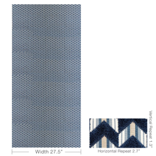 Load image into Gallery viewer, Lee Jofa Bailey Velvet Fabric / Navy