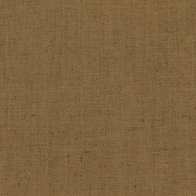 Barrister Brown Upholstery Minimalist Linen Poly Fabric / Fawn