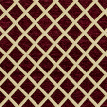 Load image into Gallery viewer, 2 Colors Diamond Chenille Fabric Burgundy Brown / FT7