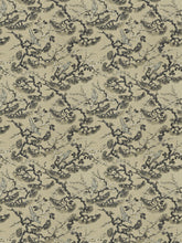 Load image into Gallery viewer, Floral Bird Print Drapery Fabric / Sepia