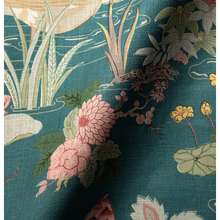 Load image into Gallery viewer, Lee Jofa Luzon Print Fabric / Lagoon