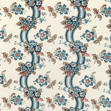 Load image into Gallery viewer, Lee Jofa Benday Print Fabric / Denim/Berry