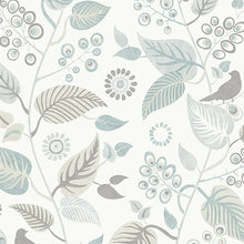 Load image into Gallery viewer, Schumacher Leaf Rhapsody Wallpaper 9331 / Slate